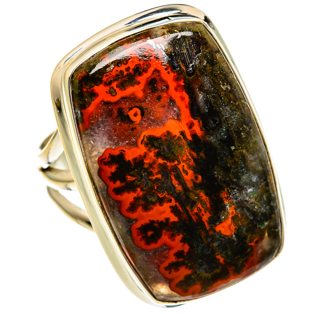 Moroccan Agate Rings handcrafted by Ana Silver Co - RING78608