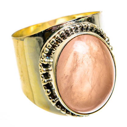 Rose Quartz Rings handcrafted by Ana Silver Co - RING78611