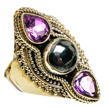 Hematite Rings handcrafted by Ana Silver Co - RING78613