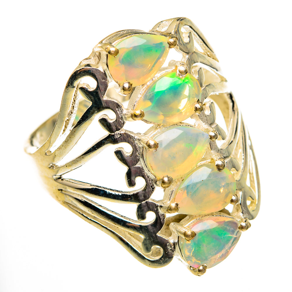 Ethiopian Opal Rings handcrafted by Ana Silver Co - RING78620