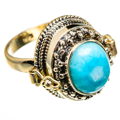 Larimar Rings handcrafted by Ana Silver Co - RING78626