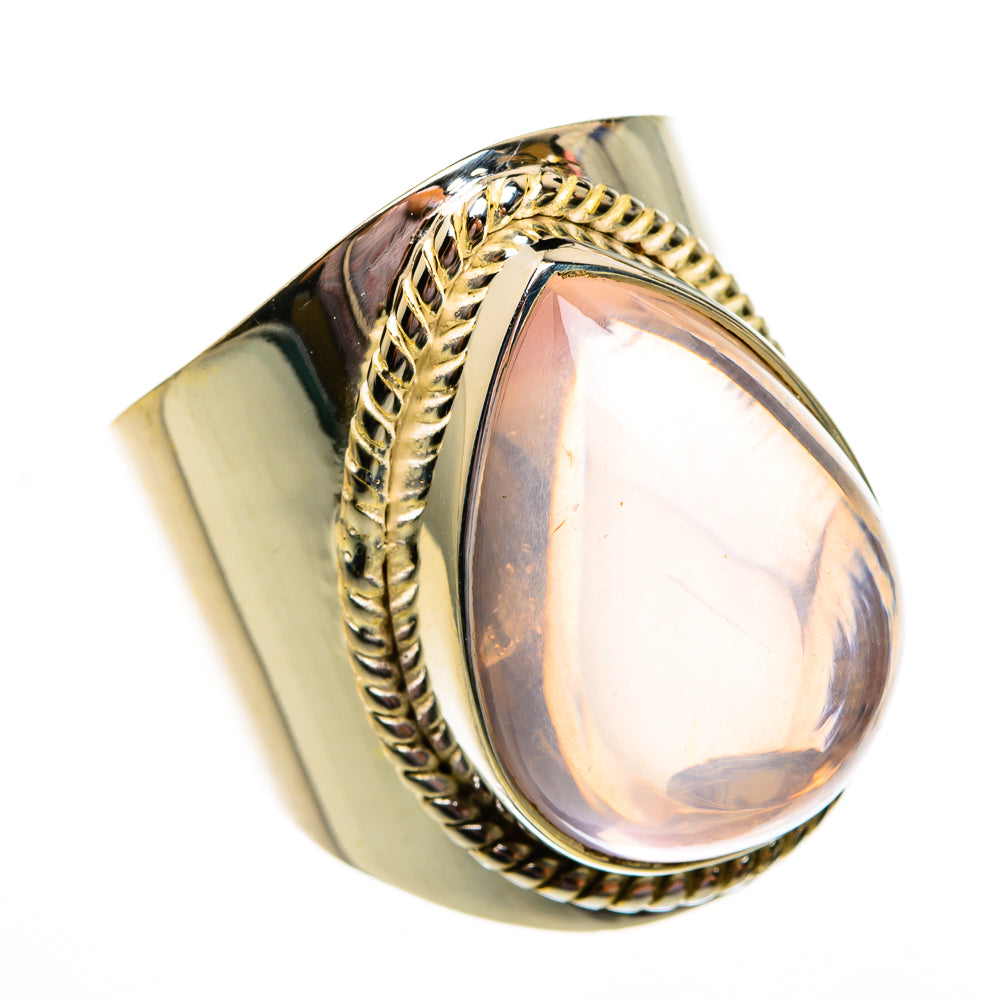 Rose Quartz Rings handcrafted by Ana Silver Co - RING78634