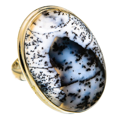 Dendritic Opal Rings handcrafted by Ana Silver Co - RING78636
