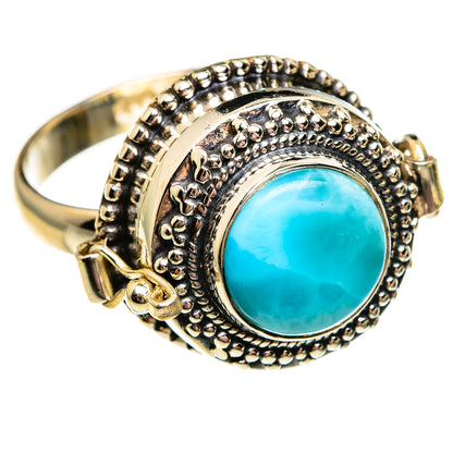 Larimar Rings handcrafted by Ana Silver Co - RING78650