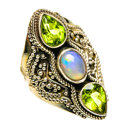 Ethiopian Opal Rings handcrafted by Ana Silver Co - RING78658