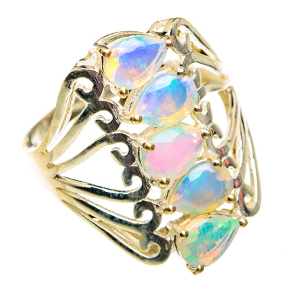 Ethiopian Opal Rings handcrafted by Ana Silver Co - RING78660