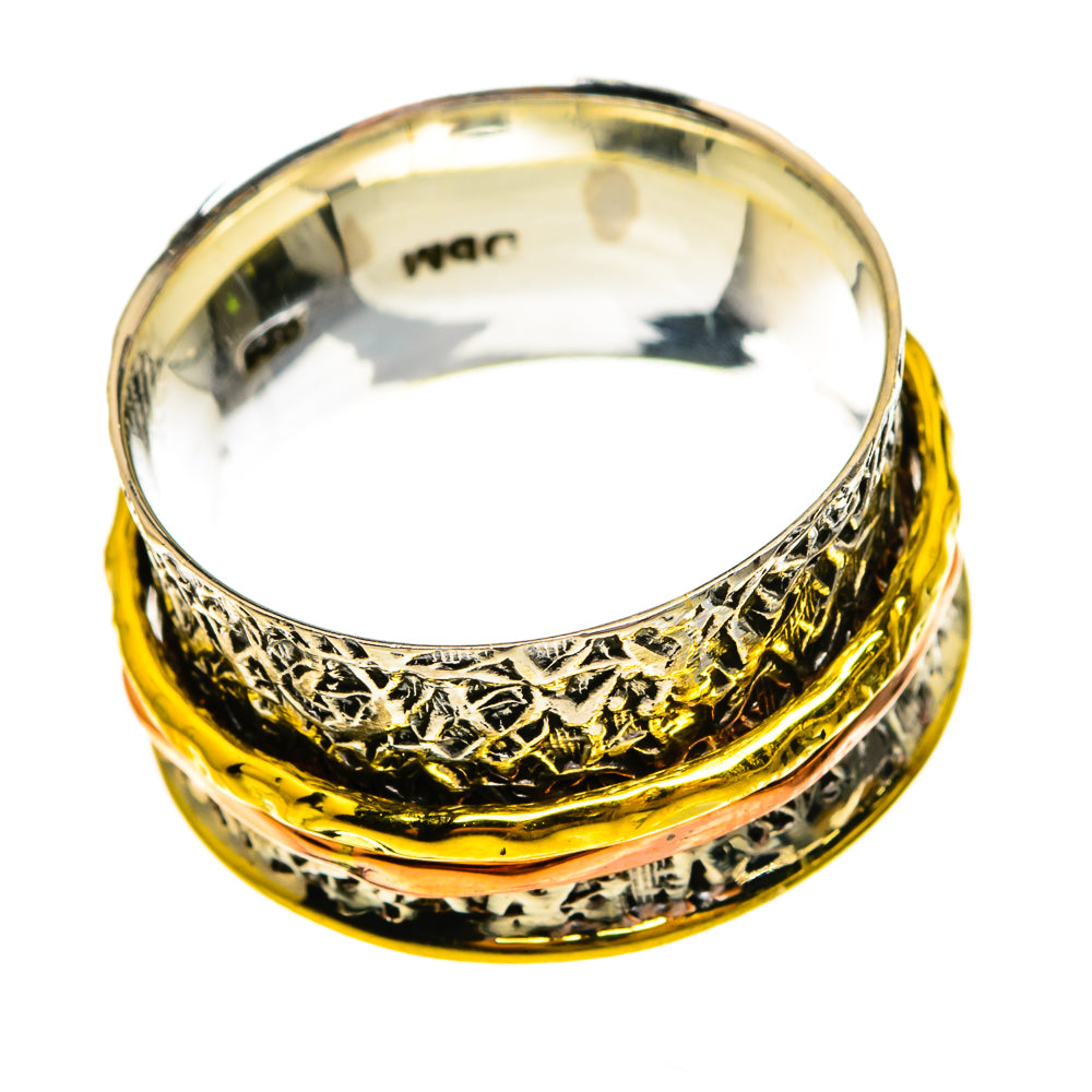 Meditation Spinner Rings handcrafted by Ana Silver Co - RING78661 - Photo 2