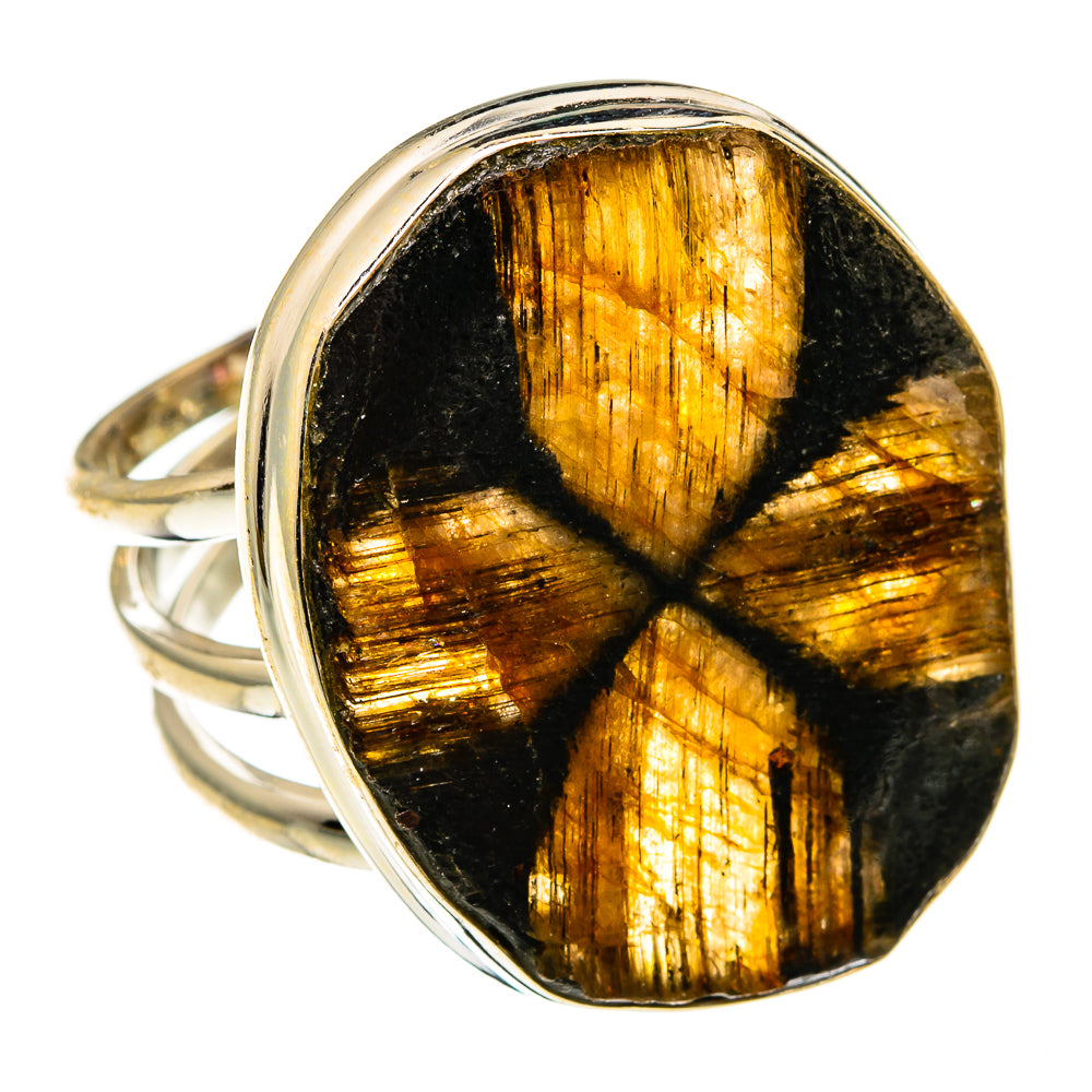 Chiastolite Rings handcrafted by Ana Silver Co - RING78662