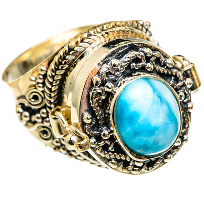 Larimar Rings handcrafted by Ana Silver Co - RING78666