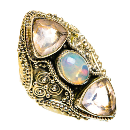 Ethiopian Opal Rings handcrafted by Ana Silver Co - RING78667