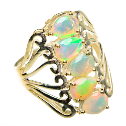 Ethiopian Opal Rings handcrafted by Ana Silver Co - RING78669