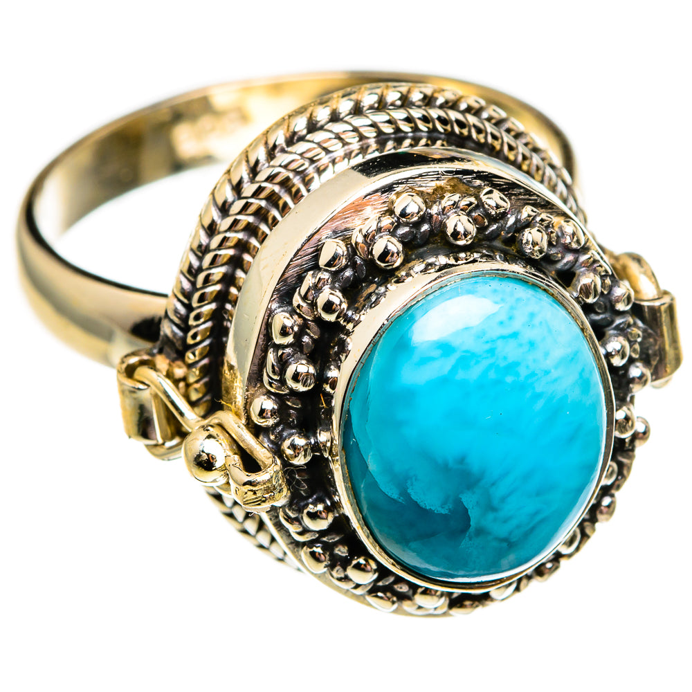 Larimar Rings handcrafted by Ana Silver Co - RING78672
