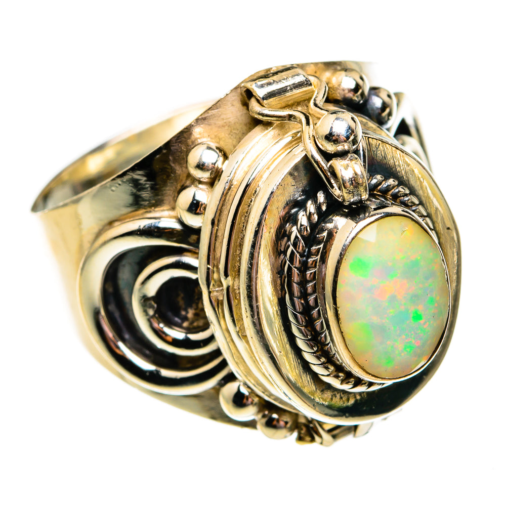Ethiopian Opal Rings handcrafted by Ana Silver Co - RING78673