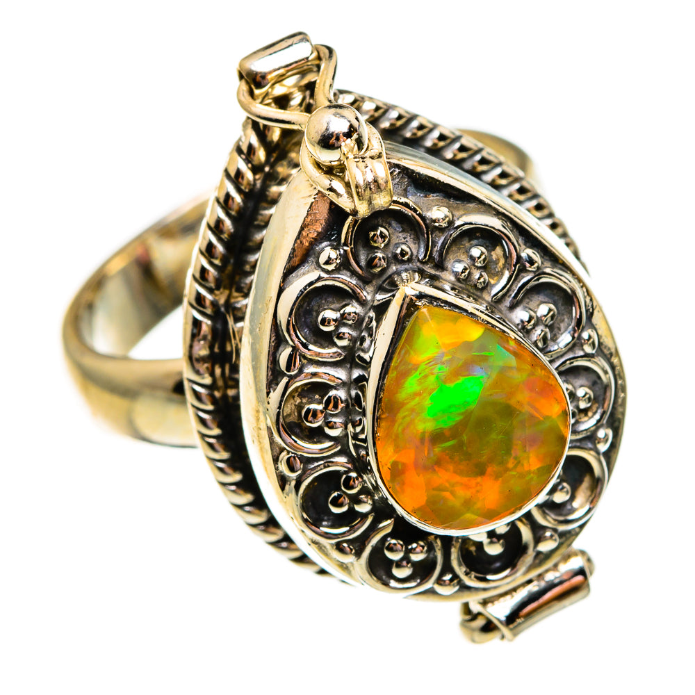 Ethiopian Opal Rings handcrafted by Ana Silver Co - RING78674