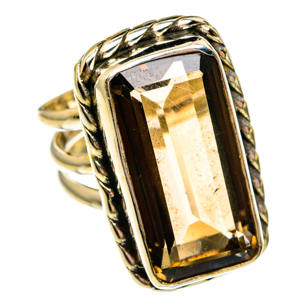 Smoky Quartz Rings handcrafted by Ana Silver Co - RING78677