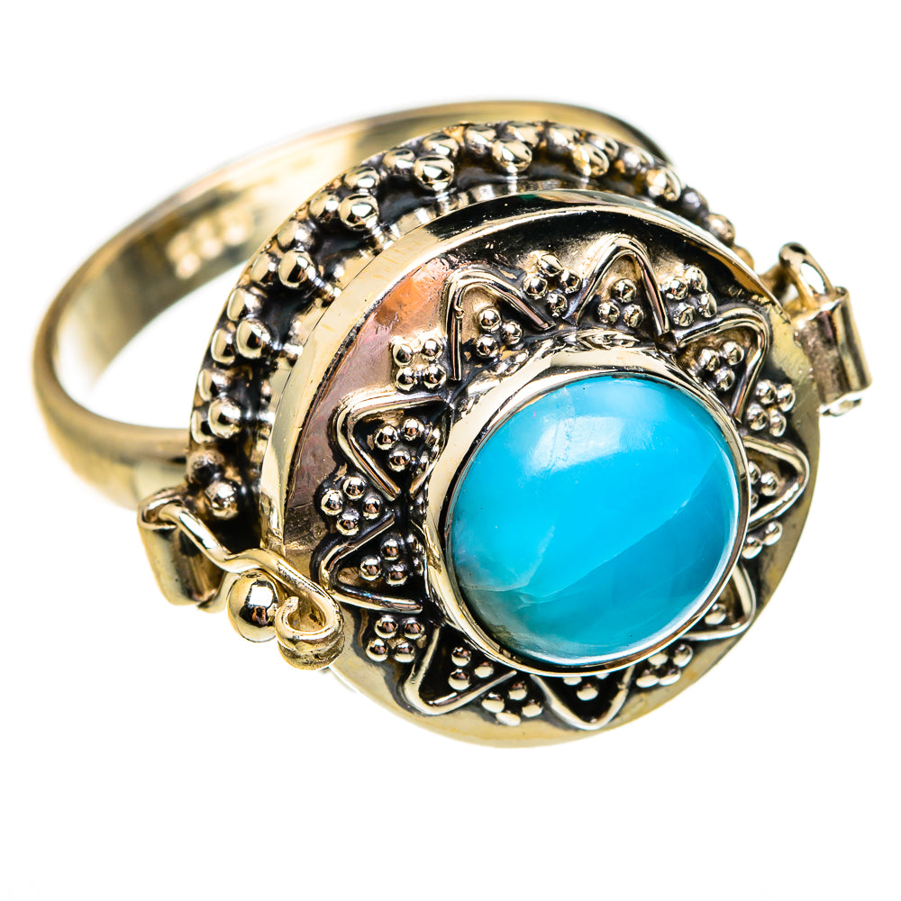 Larimar Rings handcrafted by Ana Silver Co - RING78680
