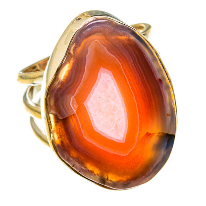 Botswana Agate Rings handcrafted by Ana Silver Co - RING78685