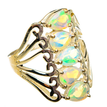 Ethiopian Opal Rings handcrafted by Ana Silver Co - RING78688