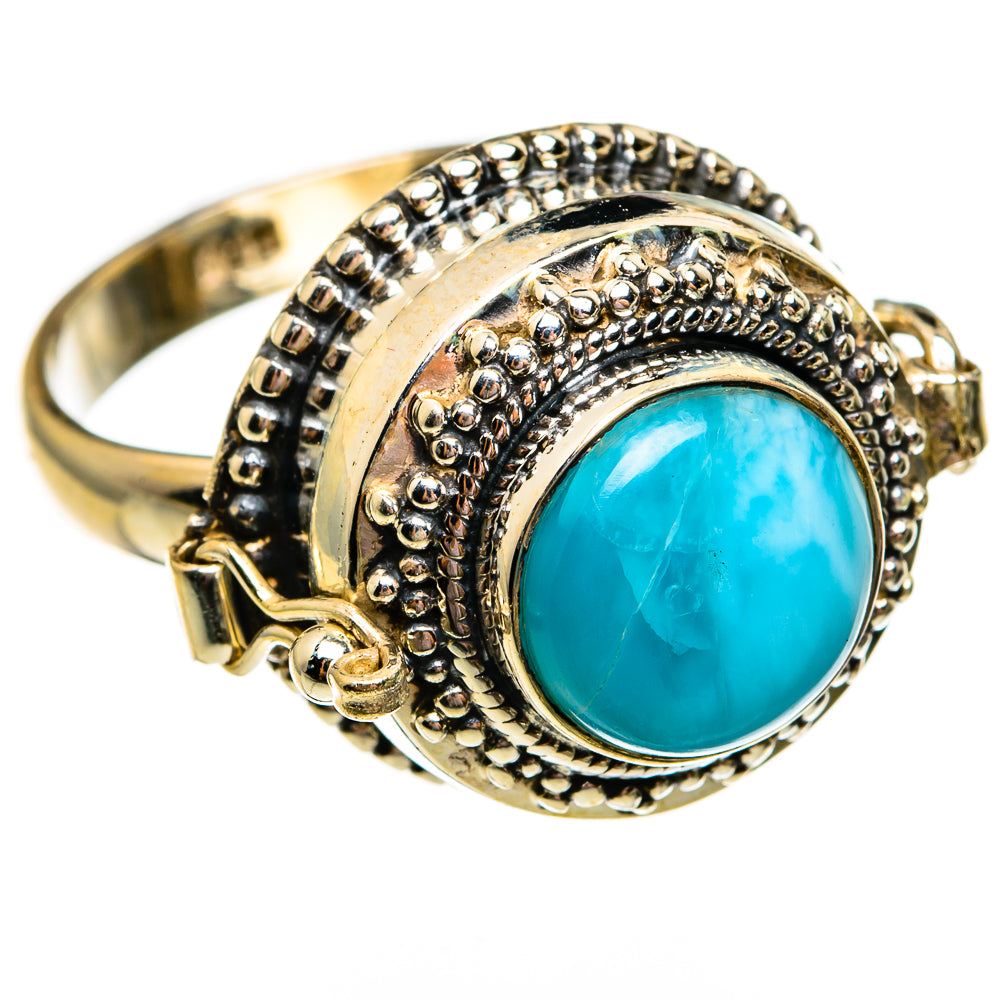 Larimar Rings handcrafted by Ana Silver Co - RING78691