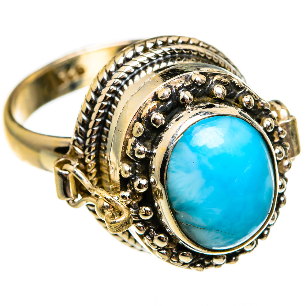 Larimar Rings handcrafted by Ana Silver Co - RING78692