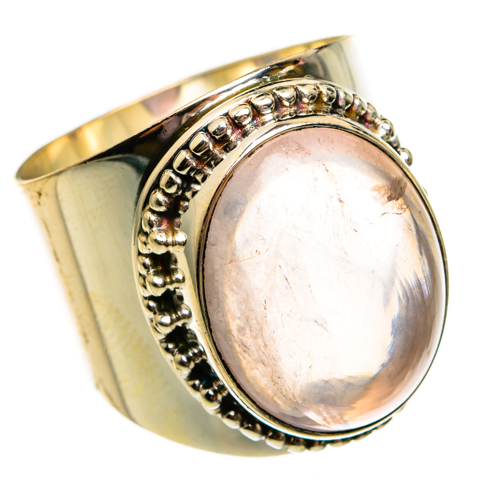 Rose Quartz Rings handcrafted by Ana Silver Co - RING78694