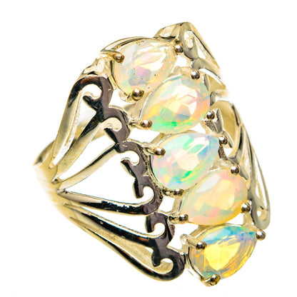 Ethiopian Opal Rings handcrafted by Ana Silver Co - RING78696