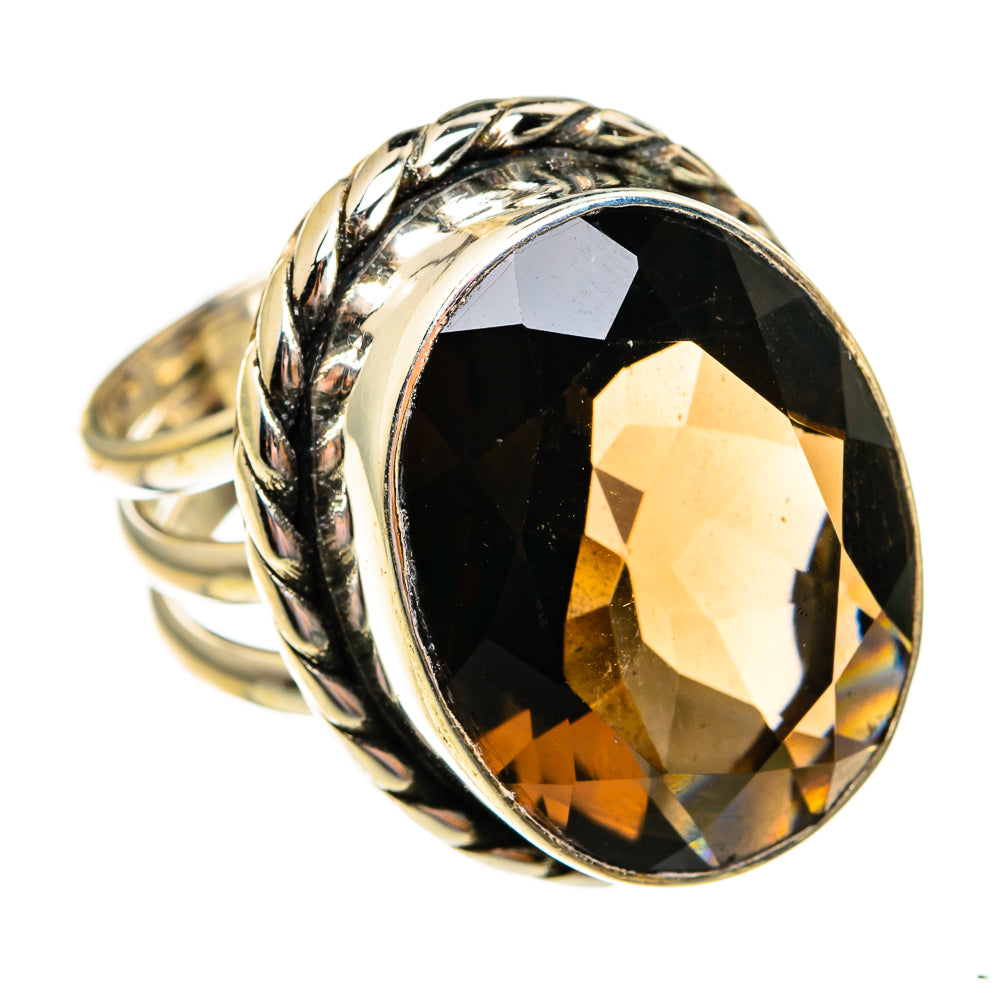 Smoky Quartz Rings handcrafted by Ana Silver Co - RING78706