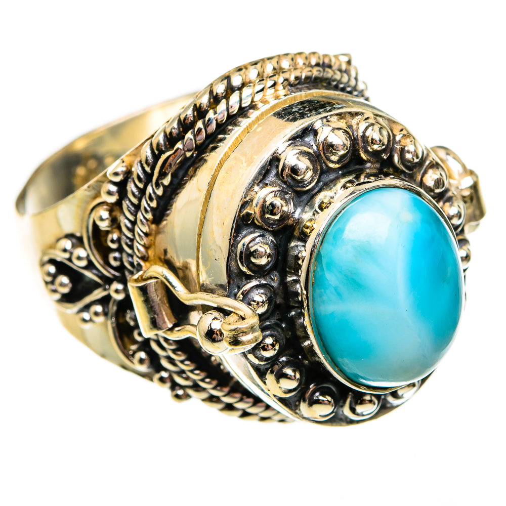 Larimar Rings handcrafted by Ana Silver Co - RING78712