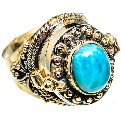 Larimar Rings handcrafted by Ana Silver Co - RING78719