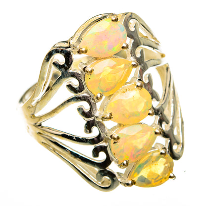 Ethiopian Opal Rings handcrafted by Ana Silver Co - RING78720