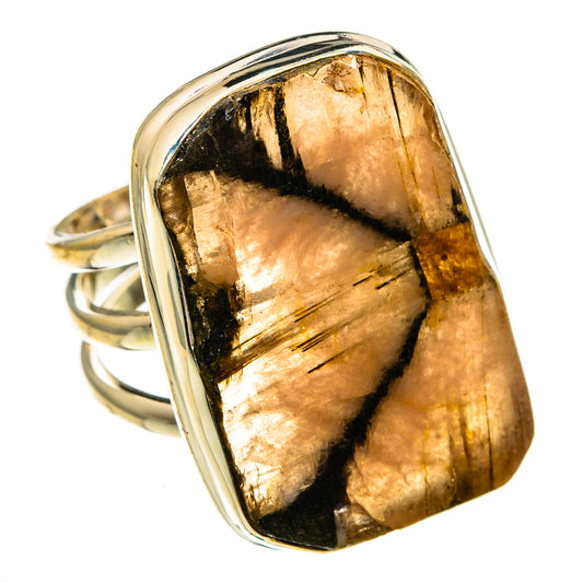 Chiastolite Rings handcrafted by Ana Silver Co - RING78724