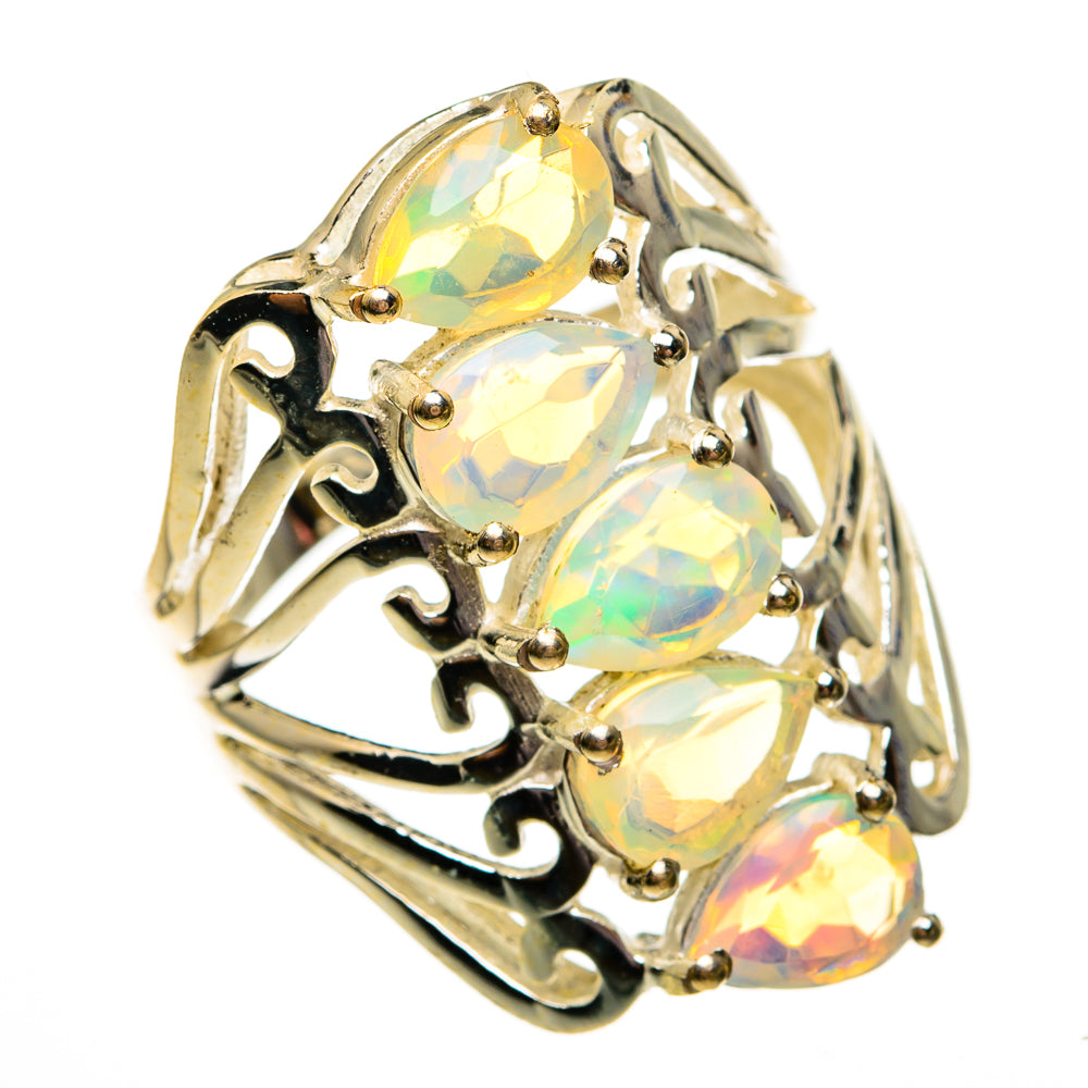 Ethiopian Opal Rings handcrafted by Ana Silver Co - RING78730