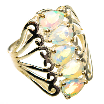 Ethiopian Opal Rings handcrafted by Ana Silver Co - RING78740