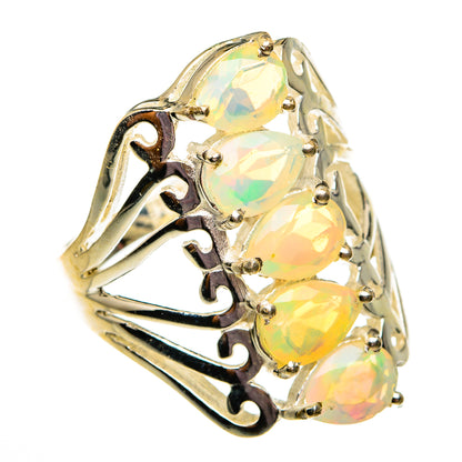 Ethiopian Opal Rings handcrafted by Ana Silver Co - RING78742