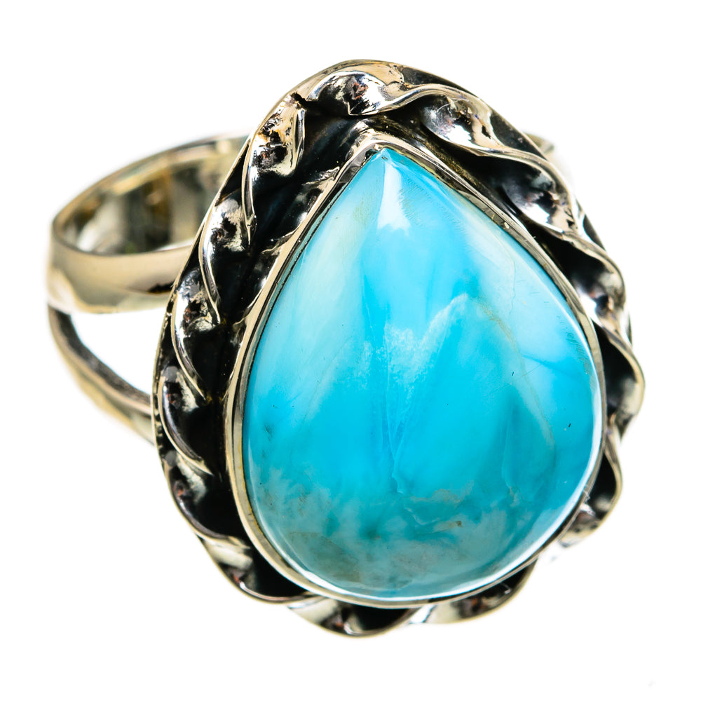 Larimar Rings handcrafted by Ana Silver Co - RING78771