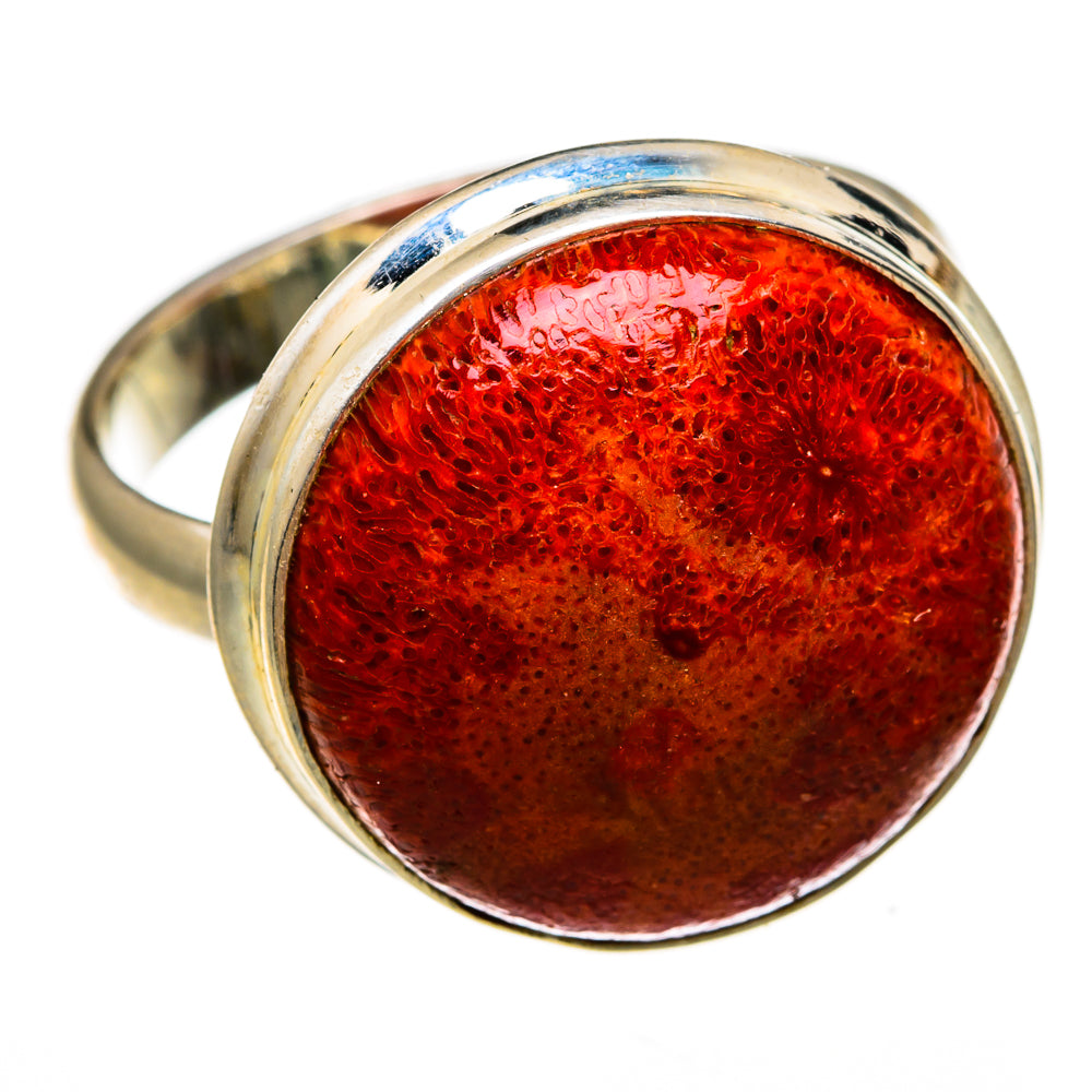 Sponge Coral Rings handcrafted by Ana Silver Co - RING78779