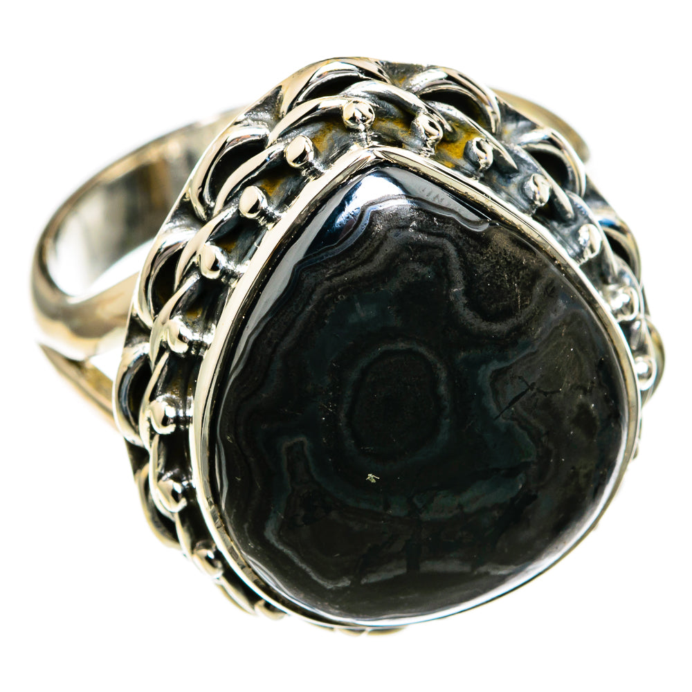 Psilomelane Rings handcrafted by Ana Silver Co - RING78788