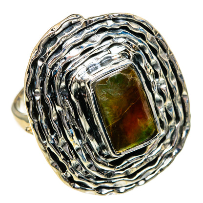 Ammolite Rings handcrafted by Ana Silver Co - RING78792