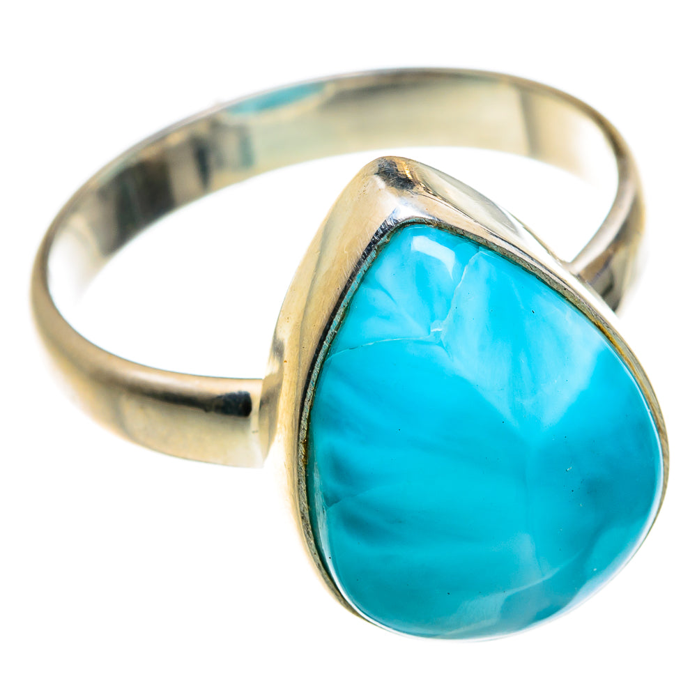 Larimar Rings handcrafted by Ana Silver Co - RING78803