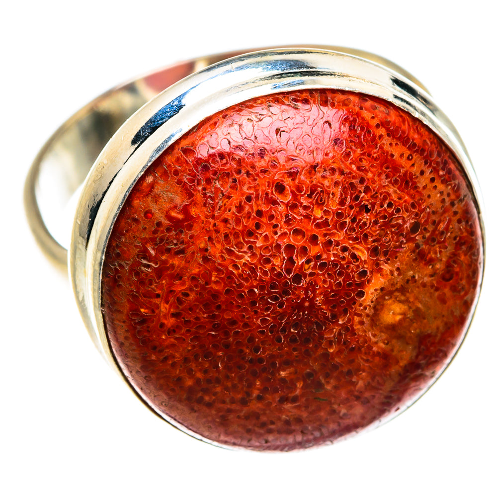 Sponge Coral Rings handcrafted by Ana Silver Co - RING78811
