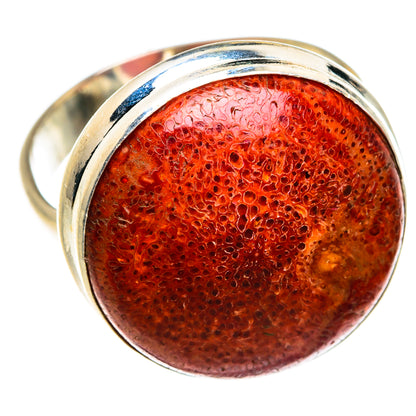 Sponge Coral Rings handcrafted by Ana Silver Co - RING78811