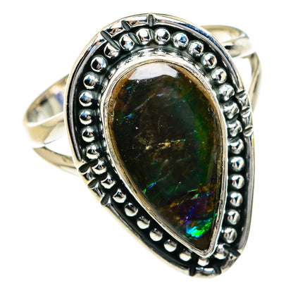 Ammolite Rings handcrafted by Ana Silver Co - RING78855
