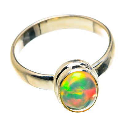 Ethiopian Opal Rings handcrafted by Ana Silver Co - RING78856