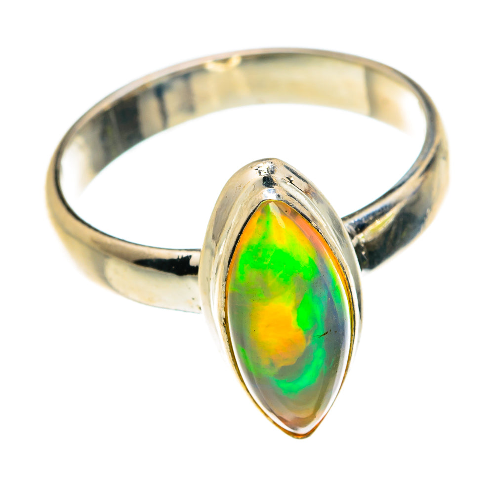Ethiopian Opal Rings handcrafted by Ana Silver Co - RING78857