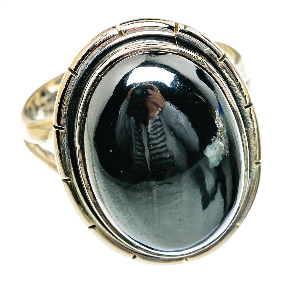 Hematite Rings handcrafted by Ana Silver Co - RING78858