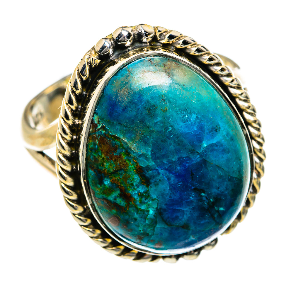 Chrysocolla Rings handcrafted by Ana Silver Co - RING78865
