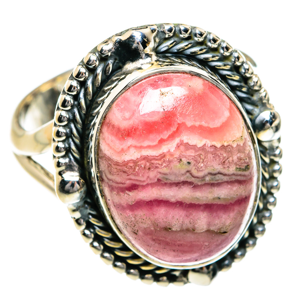 Rhodochrosite Rings handcrafted by Ana Silver Co - RING78874