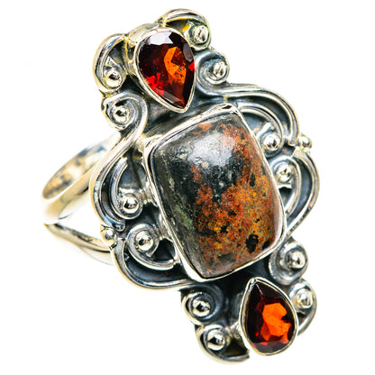 Ammolite Rings handcrafted by Ana Silver Co - RING78882