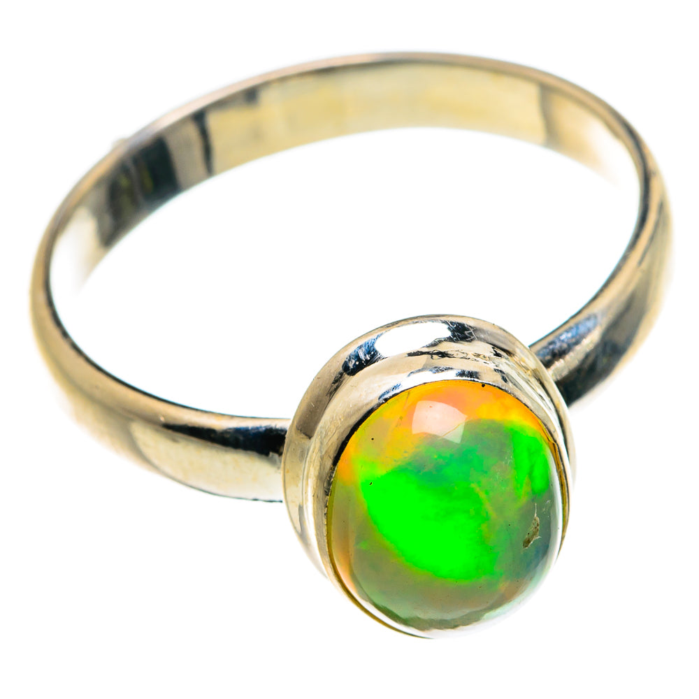 Ethiopian Opal Rings handcrafted by Ana Silver Co - RING78884