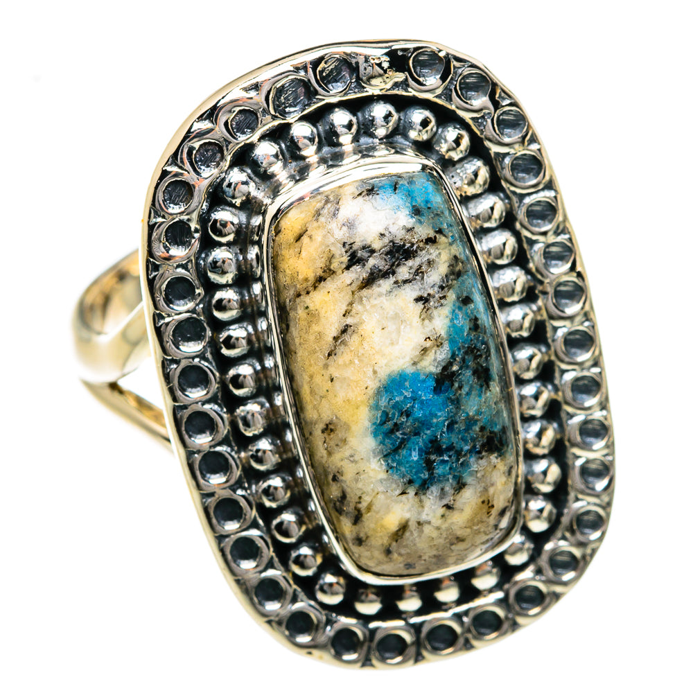 K2 Azurite Rings handcrafted by Ana Silver Co - RING78889 - Photo 2